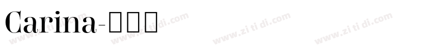 Carina字体转换