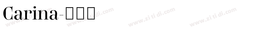 Carina字体转换
