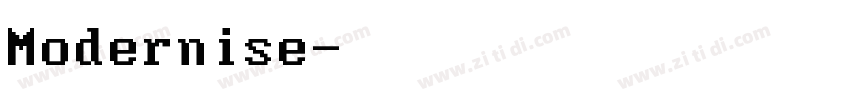 Modernise字体转换