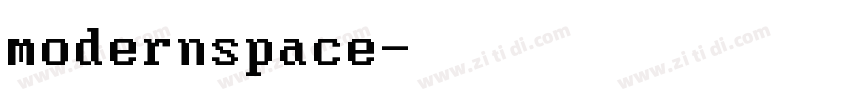 modernspace字体转换
