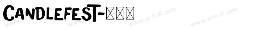 CandleFest字体转换