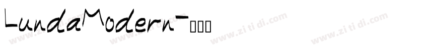 LundaModern字体转换