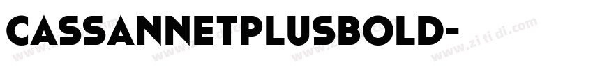 CassannetPlusBold字体转换 CassannetPlusBold字体转换