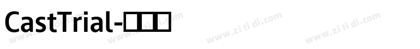 CastTrial字体转换