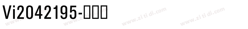 Vi2042195字体转换