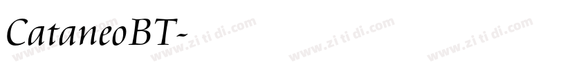 CataneoBT字体转换