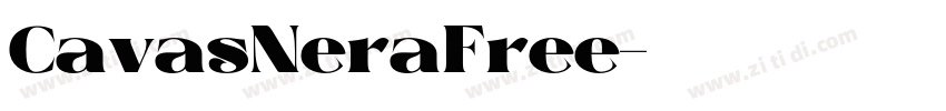 CavasNeraFree字体转换