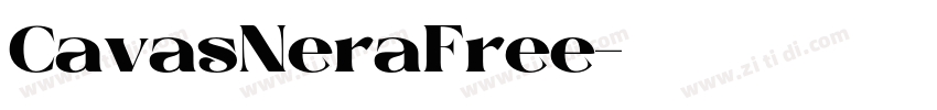 CavasNeraFree字体转换