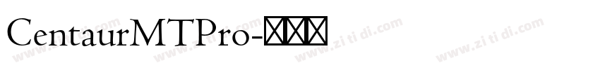 CentaurMTPro字体转换