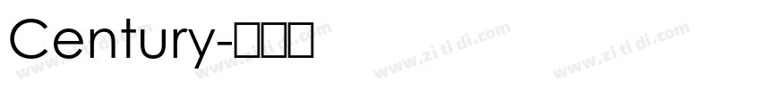 Century字体转换