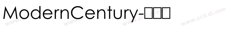 ModernCentury字体转换