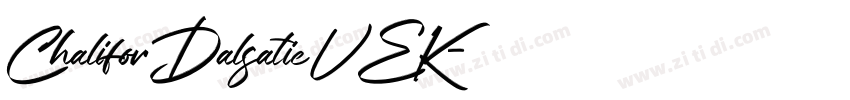 ChaliforDalsaticVEK字体转换