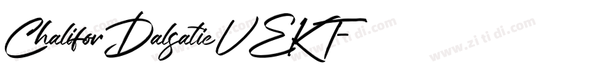 ChaliforDalsaticVEKT字体转换