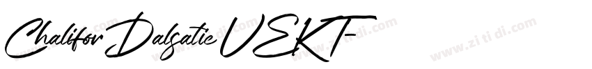 ChaliforDalsaticVEKT字体转换