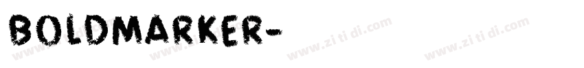 BoldMarker字体转换