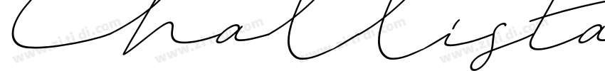 ChallistaScript字体转换 ChallistaScript字体转换