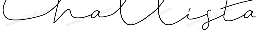 ChallistaScript字体转换 ChallistaScript字体转换