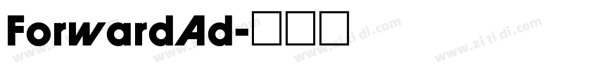 ForwardAd字体转换