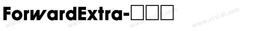 ForwardExtra字体转换