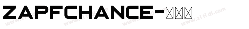 ZapfChance字体转换