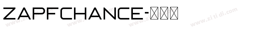 ZapfChance字体转换