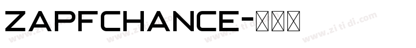ZapfChance字体转换