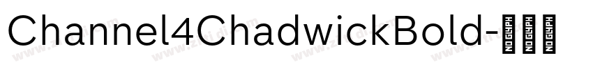 Channel4ChadwickBold字体转换