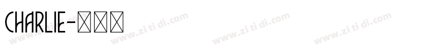 Charlie字体转换