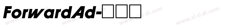 ForwardAd字体转换