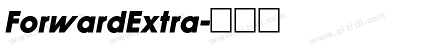 ForwardExtra字体转换