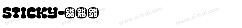 sticky字体转换