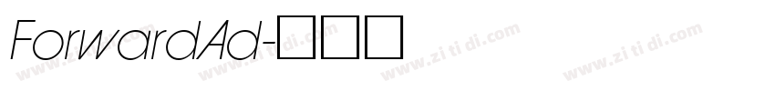 ForwardAd字体转换