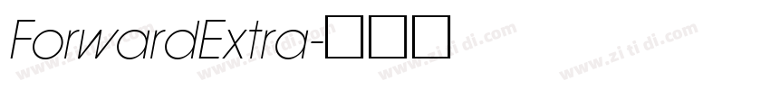 ForwardExtra字体转换
