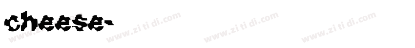 cheese字体转换