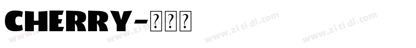 Cherry字体转换