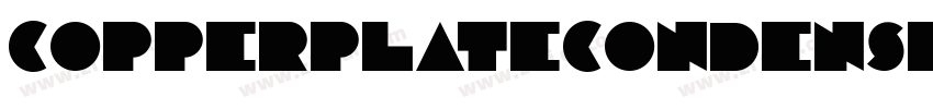 CopperPlateCondensed字体转换