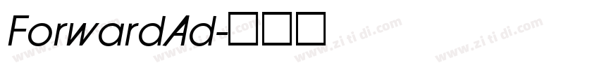 ForwardAd字体转换
