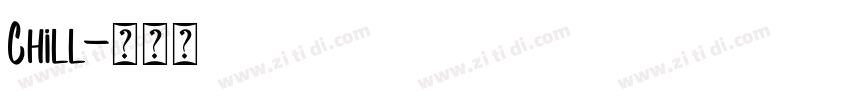 Chill字体转换