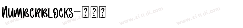 Numberblocks字体转换