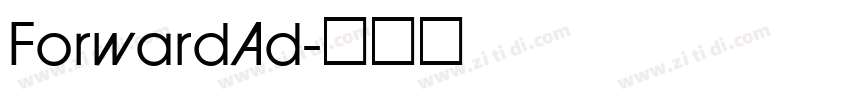 ForwardAd字体转换