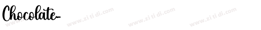 Chocolate字体转换