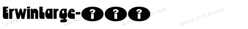 ErwinLarge字体转换