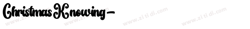 ChristmasKnowing字体转换