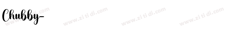 Chubby字体转换