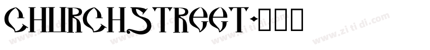 ChurchStreet字体转换