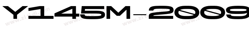 Y145M-2009字体转换