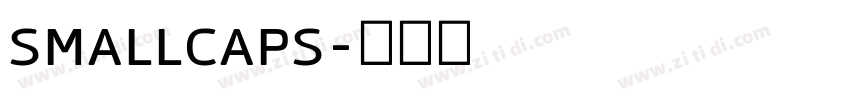 smallcaps字体转换