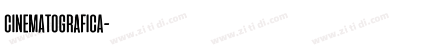 cinematografica字体转换
