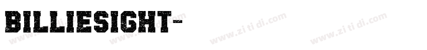 BillieSight字体转换