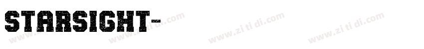 Starsight字体转换